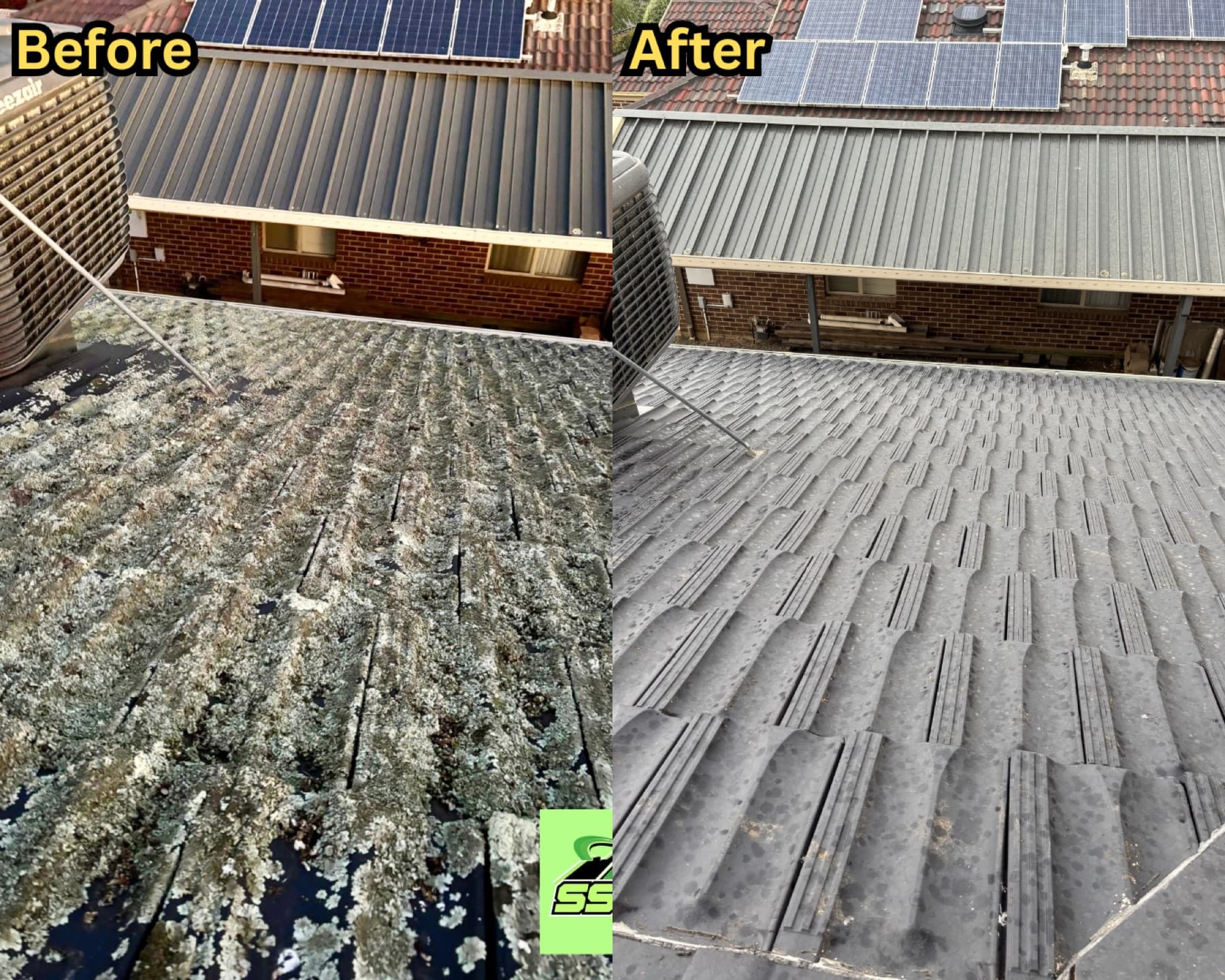 Roof treatment by SS Exterior Services in Kilmore and Mitchell Shire